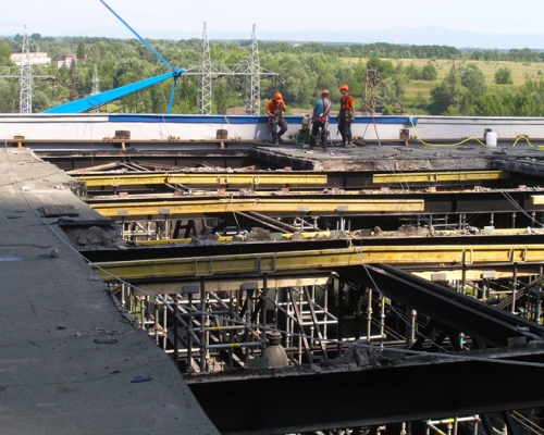 Oprava strešnej konštrukcie EVO I, Vojany