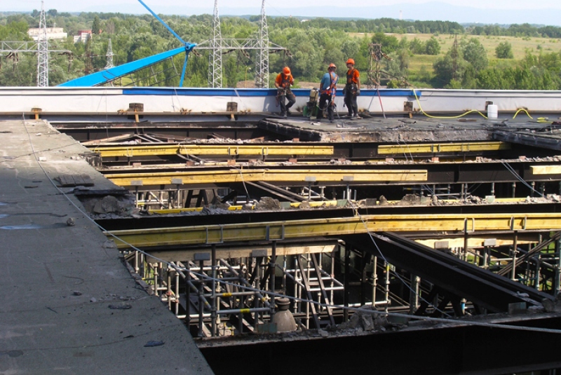 Oprava strešnej konštrukcie EVO I, Vojany