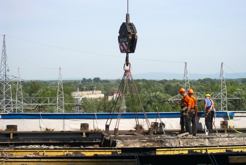 Oprava strešnej konštrukcie EVO I, Vojany