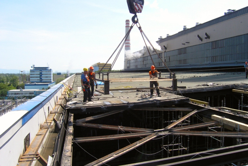 Oprava strešnej konštrukcie EVO I, Vojany