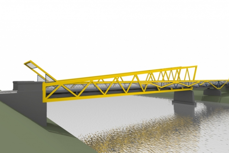 Most pre peších, Družstevná pri Hornáde